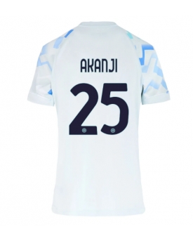 Billige Fotballdrakt Inter Milan Manuel Akanji #25 Replika Bortedrakt Dame 2025-26 Kortermet Billige Fotballdrakt Inter Milan Manuel Akanji #25 Replika Bortedrakt Dame 2025-26 Kortermet